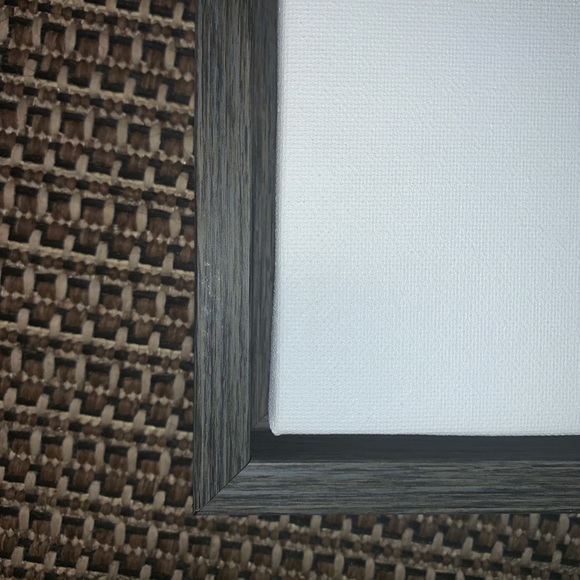 Lion canvas wooden border - Picture 6 of 6